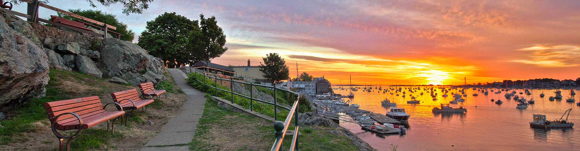 Marblehead First Sunrise at Hammond Park by Mike Porter